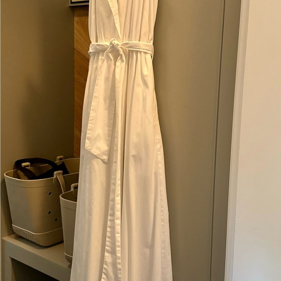 Maeve Anthropologie Size Medium cotton buttonfront belted maxi dress. - Picture 7 of 9